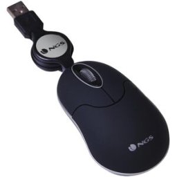 Rato USB Óptico 1000DPI - NGS SINBLACK