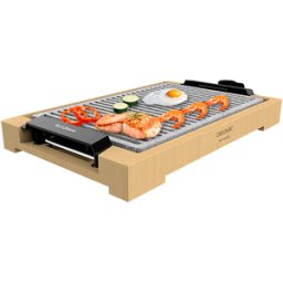 Grelhador Tasty&Grill 2000 Bamboo LineStone 2000W (Preto) - CECOTEC