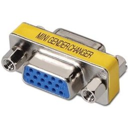 Adaptador VGA D-sub Fêmea - VGA D-sub Fêmea - AISENS