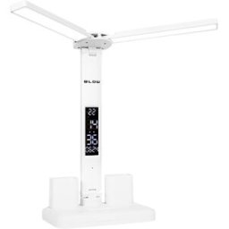 Candeeiro de Mesa LED 5W c/ Relógio LB-24 (Branco) - BLOW