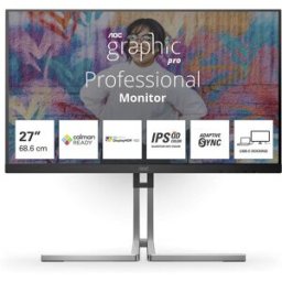 Monitor Graphic Pro Q27U3CV IPS QHD 27" 16:9 75Hz VESA Adaptive Sync - AOC