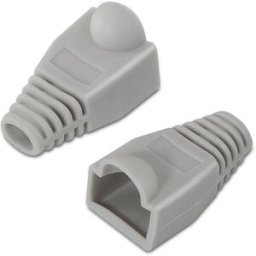 Pack 10x Capa p/ Ficha de Rede RJ45 (Cinzento) - AISENS