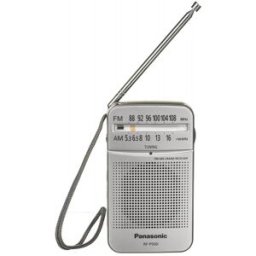 Rádio Portatil AM/FM (Prateado) - PANASONIC RF-P50