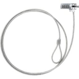 Cadeado Segurança p/ Portátil c/ Combinação Prateado (1.5m) - TOOQ