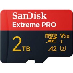 Cartão de Memória Extreme PRO 2 TB MicroSDXC UHS-I Classe 10 - SANDISK
