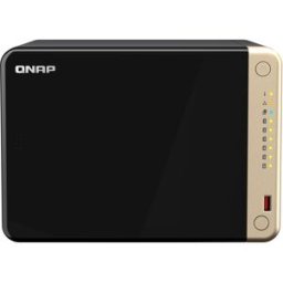 NAS TS-664 6 Bay Tower Ethernet LAN Intel Celeron N5095 8GB DDR4 QTS (Preto) - QNAP