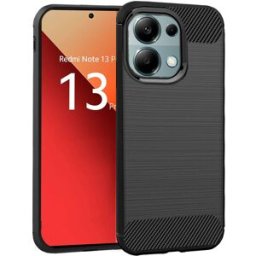 Capa p/ Xiaomi Redmi Note 13 Pro / Poco M6 Pro Carbono (Preto) - COOL