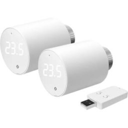 Pack 2x Válvula de Radiador Termostático BLU TRV WiFi/Bluetooth + Unidade de Controlo - SHELLY