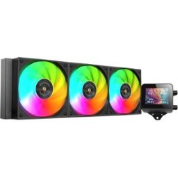 Water Cooler CPU MLVISION360 120mm ARGB c/ Ecrã (Preto) - MARS-GAMING