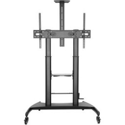 Suporte de Chão Portátil p/ TV 100Kg 100" (Preto) - AISENS