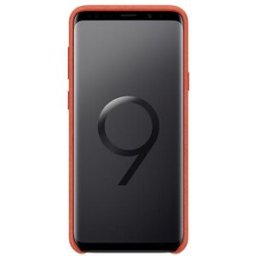 Capa SAMSUNG Galaxy S9+ Alcântara Cover Vermelho - EF-XG965AREGWW