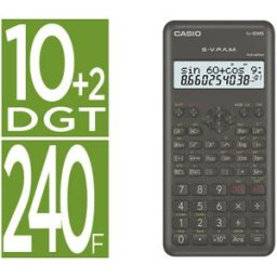 Calculadora Casio Fx-82 Ms Cientifica 240 Funcoes Visor Duplo - CASIO