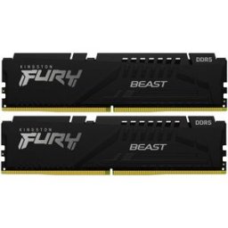 Memória RAM DIMM Fury Beast 64GB (2x32GB) DDR5-6000MHz (AMD Expo/Intel XMP) CL36 - KINGSTON