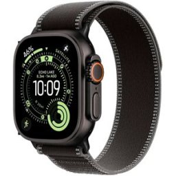Apple Watch Ultra 3 GPS + Cellular 49mm Titânio Preto c/ Bracelete Loop Trail Preto/Carvão M/L
