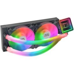 Water Cooler CPU MLULTRA240 ARGB Infinity Mirror 240mm (Preto) - MARS-GAMING