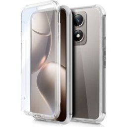 Capa de Silicone 3D para Xiaomi 14T Pro (transparente frente + verso) - COOL