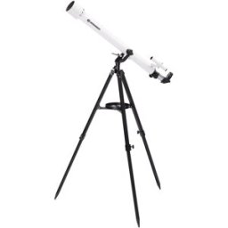 Telescópio Classic 60/900 AZ Refractor Telescope (Preto/Branco) - BRESSER