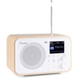 Rádio FM/DAB+ Bluetooth 30W c/ Bateria (Branco) - AUDIZIO MILAN