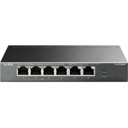 Switch 6 Portas 10/100Mbps UnManaged PoE+ TL-SF1006P (4x Portas PoE) - TP-LINK
