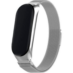 Correia p/ Xiaomi Smart Band 8 Metal (Prata) - COOL