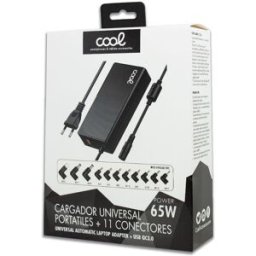 Fonte de Alimentação Universal 65W + 11 Conectores p/ Computador (USB QC3.0) - COOL