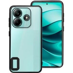 Capa p/ Xiaomi Redmi Note 14 5G Borde Metálico (Preto) - COOL