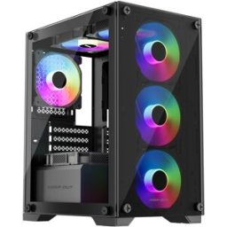 Caixa Micro-ATX XC-201 GLASS (Preto) - KEEP OUT
