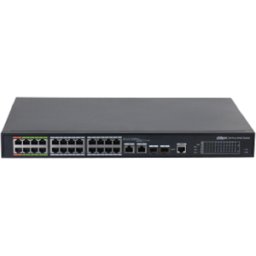 Switch de Rede EPoE 24 Portas 10/100 8 EPoE/EoC + 16 PoE - DAHUA