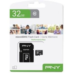 Cartão de Memória MicroSDHC 32GB (Classe 10) - PNY
