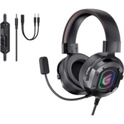 Auscultadores Headset Gaming 7.1 ATHAN03B (Preto) - CONCEPTRONIC