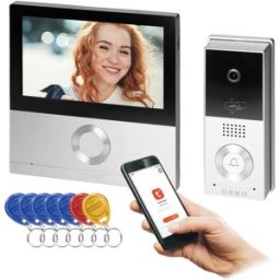 Video Porteiro 7" c/ Leitor RFID (Prateado) - ORNO