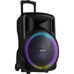 Coluna Portátil LED MK2 15" 800W BLUETOOTH/USB/SD c/ Microfone + Comando (FT15LED) - FENTON