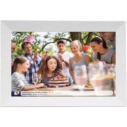 Moldura Digital 10.1" PFF-1024 Wi-Fi FRAMEO (Branco) - DENVER