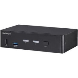Switch KVM DisplayPort SV231DPU34K Preto (3840x2160) - STARTECH