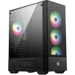 Caixa ATX MAG Forge 112R Tempered Glass (Preto) - MSI