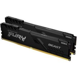 Memória RAM Fury Beast 16GB (2x8GB) DDR4-3600MHz CL17 (Preto) - KINGSTON