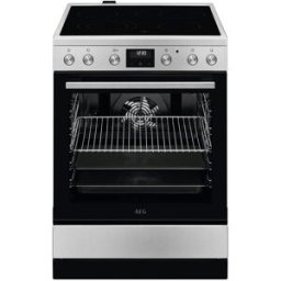 Fogão Elétrico c/ Placa Vitrocerâmica CCB6642CBM 4 Zonas 73L (Inox) - AEG