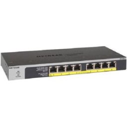 Switch de Rede GS108LP Gigabit Ethernet Não Gerenciado (10/100/1000) PoE - NETGEAR