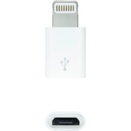 Adaptador Micro-USB Fêmea - Lightning iPhone Macho - Nanocable