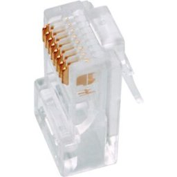 Ficha Telefone-Rede RJ45 8 Pinos (CAT5e)