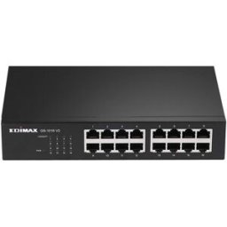 Switch de Rede 16 Portas Gigabit Ethernet (10/100/1000) Preto - EDIMAX