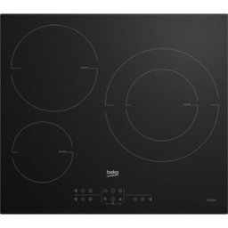 Placa de Indução 3 Zonas 7200W DUO (Preto) - BEKO
