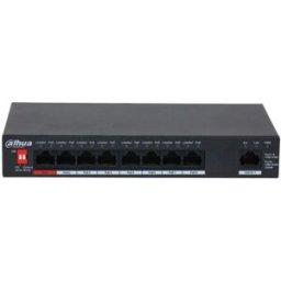 Switch 19 Portas Gigabit + PoE 8 Portas (Não-Gerido) - DAHUA