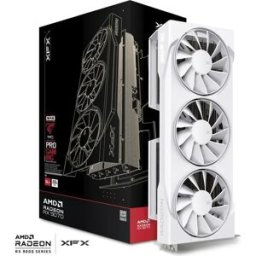 Pine XFX Placa Gráfica AMD Radeon RX 9070 "RDNA 4" Swift OC White Triple Fan Gaming 16GB GDDR6 - XFX