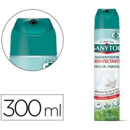 Ambientador Desimfectante Para Casa E Tecidos Spray Frasco De 300ml - SANYTOL