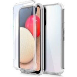 Capa Silicone 3D p/ Samsung A025 Galaxy A02s (Transparente) - COOL