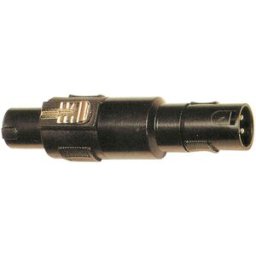 Ficha Adaptadora Canon Macho 3P - Speakon Macho (XLN 4 Contactos)