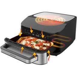 Forno Elétrico Pizza&Fry 7000 2600W 7L (Preto/Cinzento) - CECOTEC