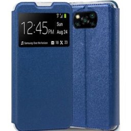 COOL Capa Livro p/ Xiaomi Pocophone X3 (Azul)