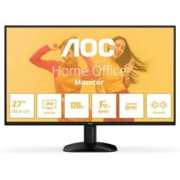 Monitor Q27B35S3 IPS W-LED 27" QHD 16:9 120Hz VESA Adaptive Sync - AOC
